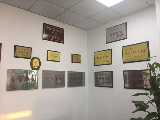 公司榮譽墻